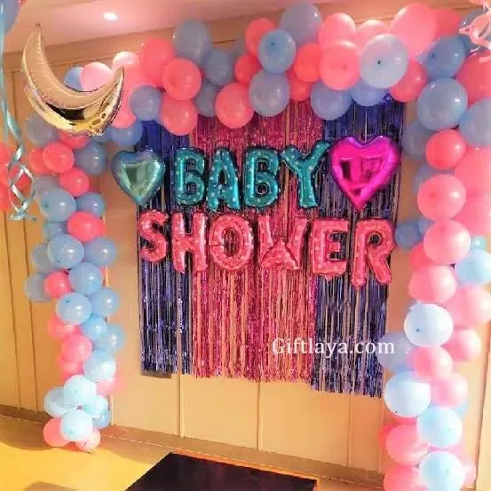 Pastel Balloon Baby Shower Decor 03