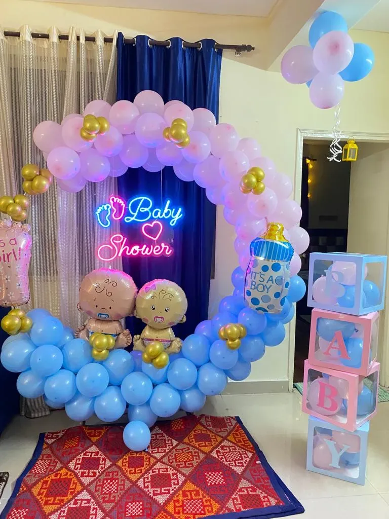 Balloon Arch for Baby Shower 08