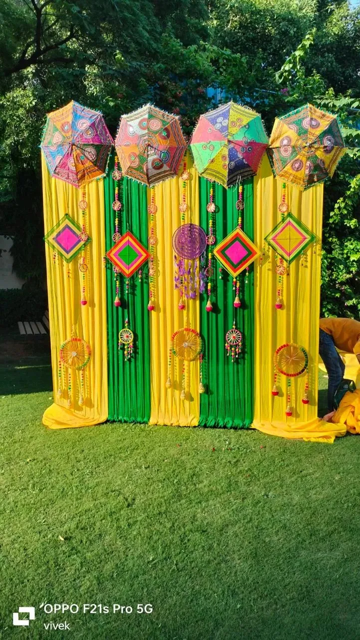 Traditional Flower Backdrop