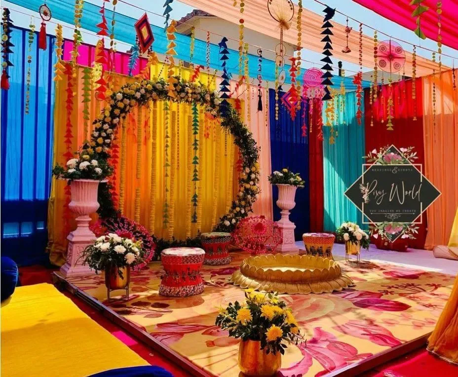 Mehendi Entrance Decor
