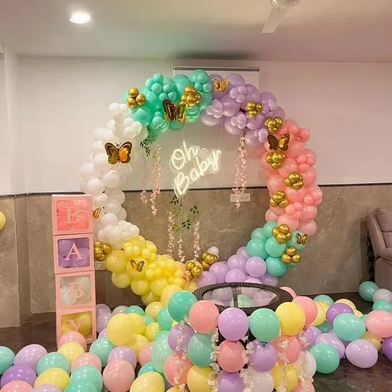 Baby Arrival Decoration | Oh Baby Balloon Decor Gurugram 06