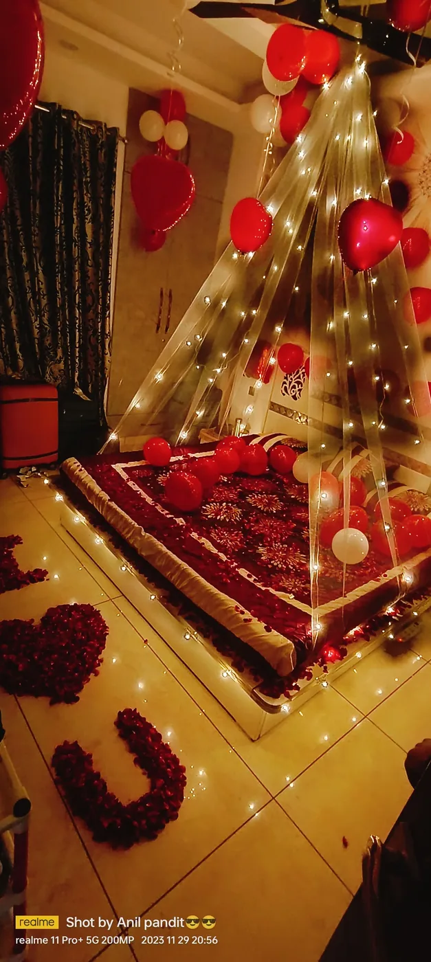 Red and White Balloon Theme